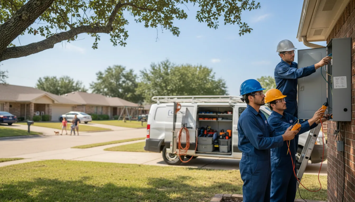 Certified electrician providing emergency electrical services in Stanleytown, VA
